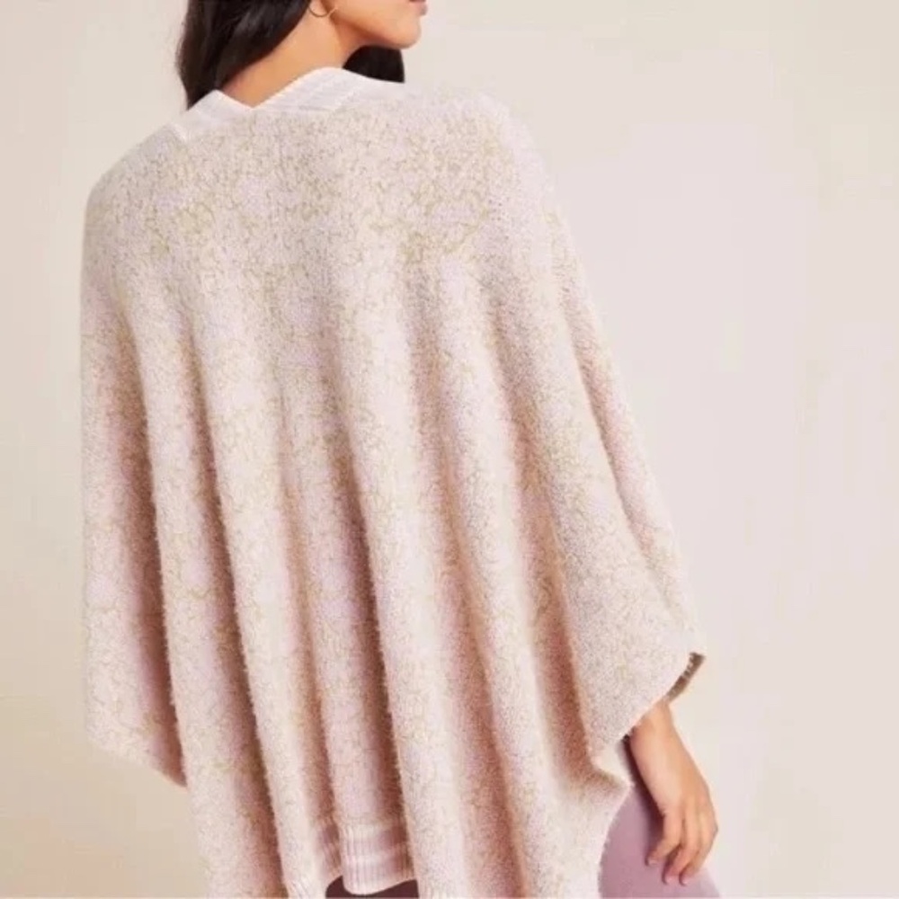Anthropologie Saturday Sunday Kimber Textured Poncho, One Size